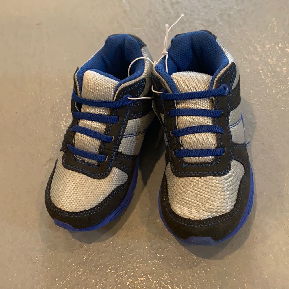 Blue sneakers
